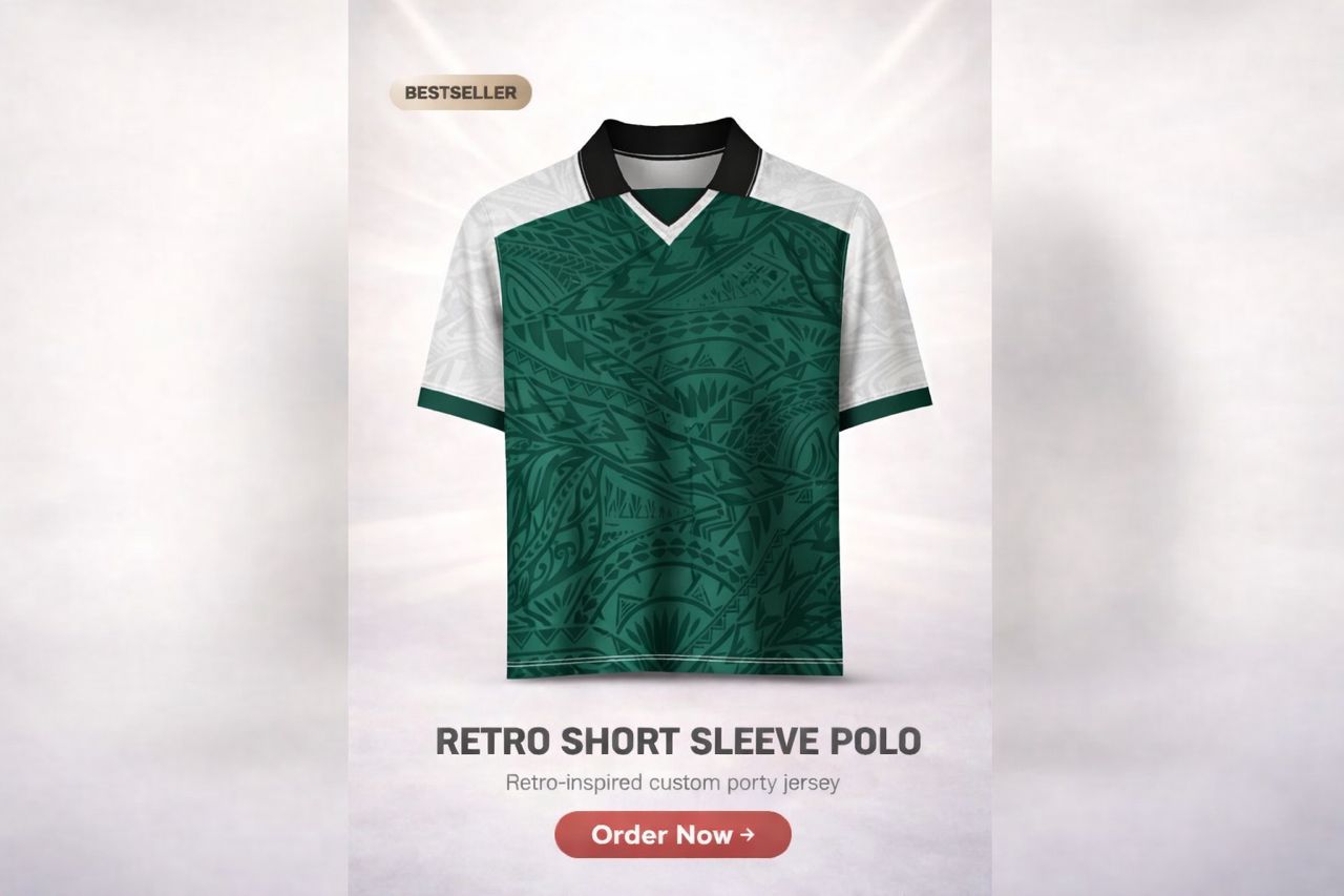 Short Sleeve Retro Polo